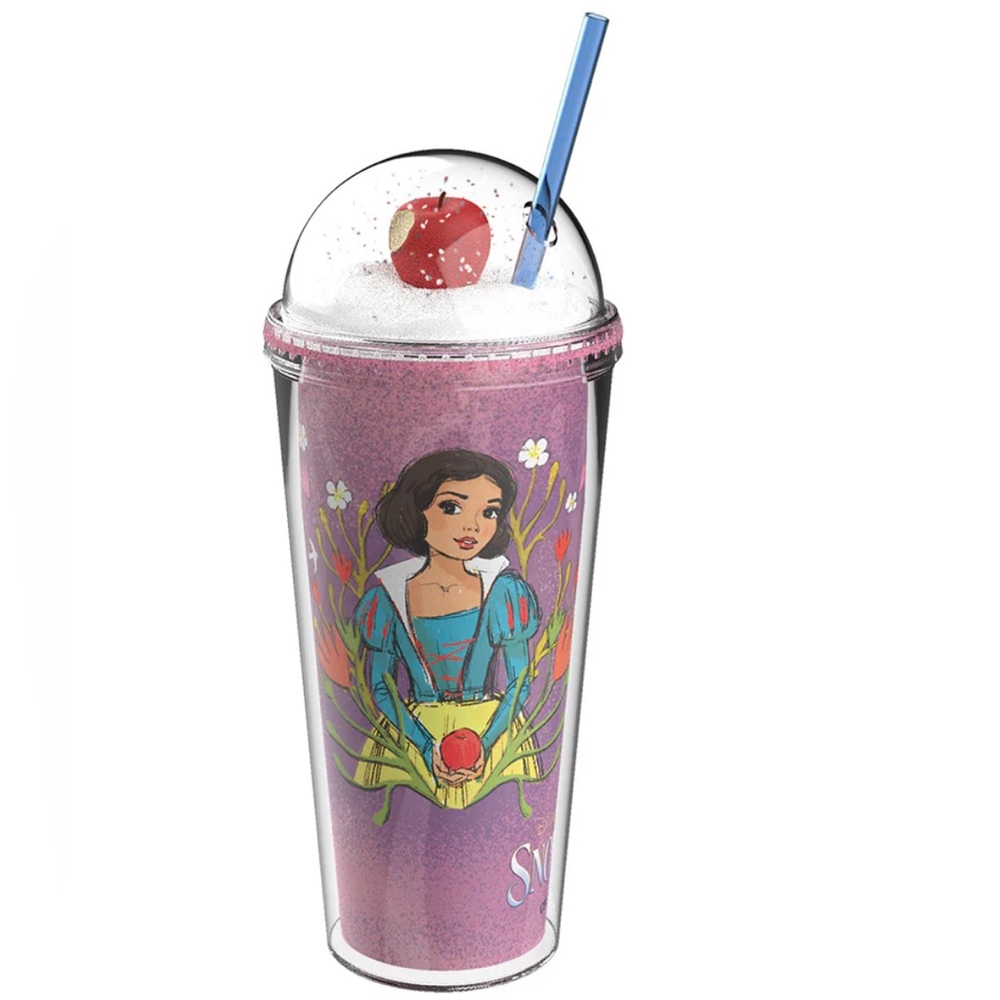 Regal Theaters Disney Snow White Apple Dome Lid Tumbler